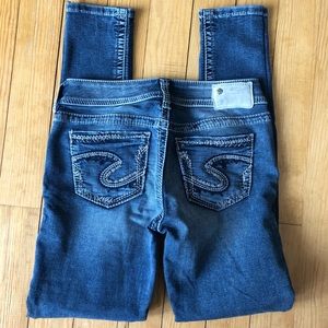 Skinny Silver Jeans Size 28/32